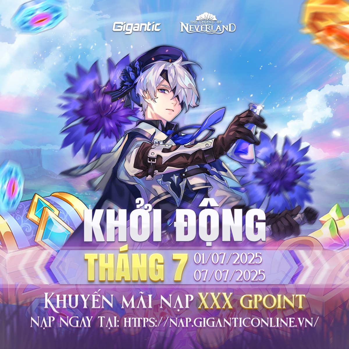 KHỞI ĐỘNG THÁNG 7 – ƯU ĐÃI 100% GPOINT